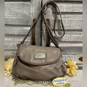 MARC By Marc Jacobs Gray Natasha Leather Crossbody GUC!